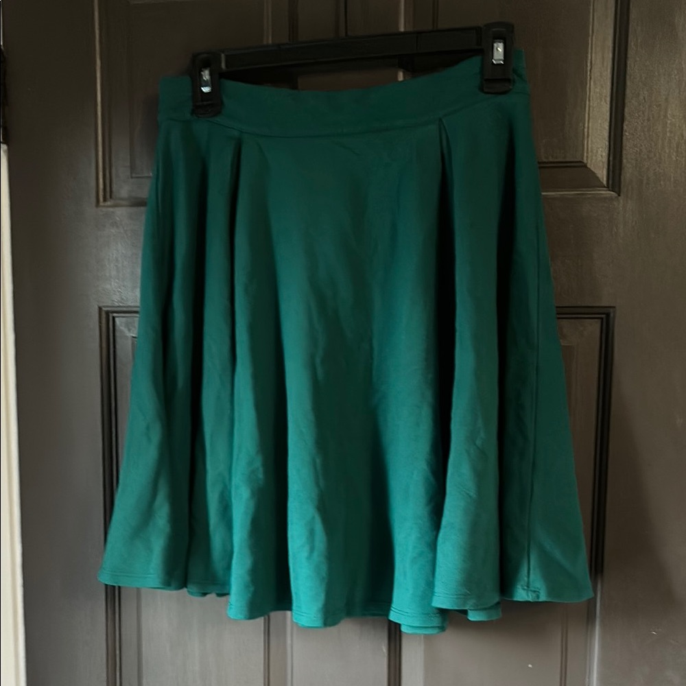 Alya Emerald Green Skater Skirt